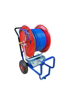 Carrello Avvolgitubo per tubo prolunga pulizia fotovoltaico